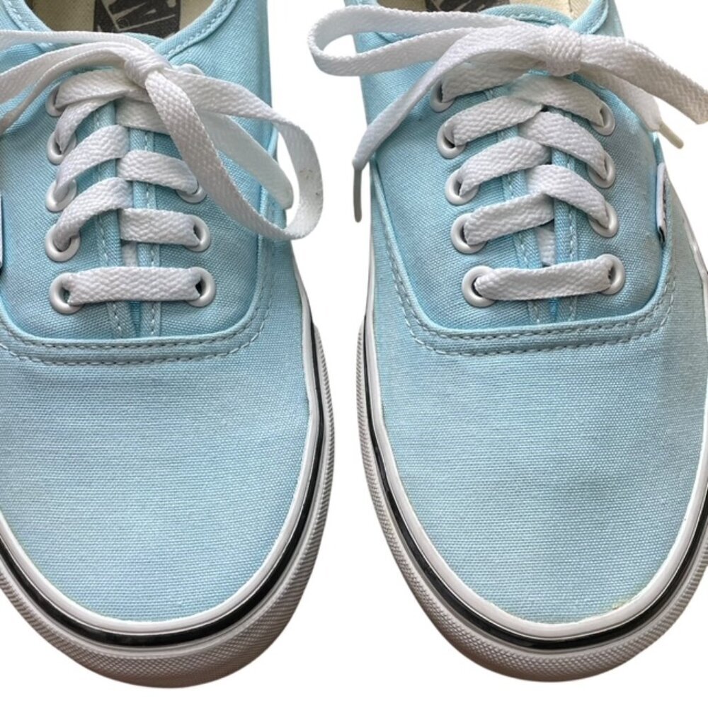 VANS Authentic Canal Blue Low Top Sneakers - Women's Size 9 - Picture 2 of 9